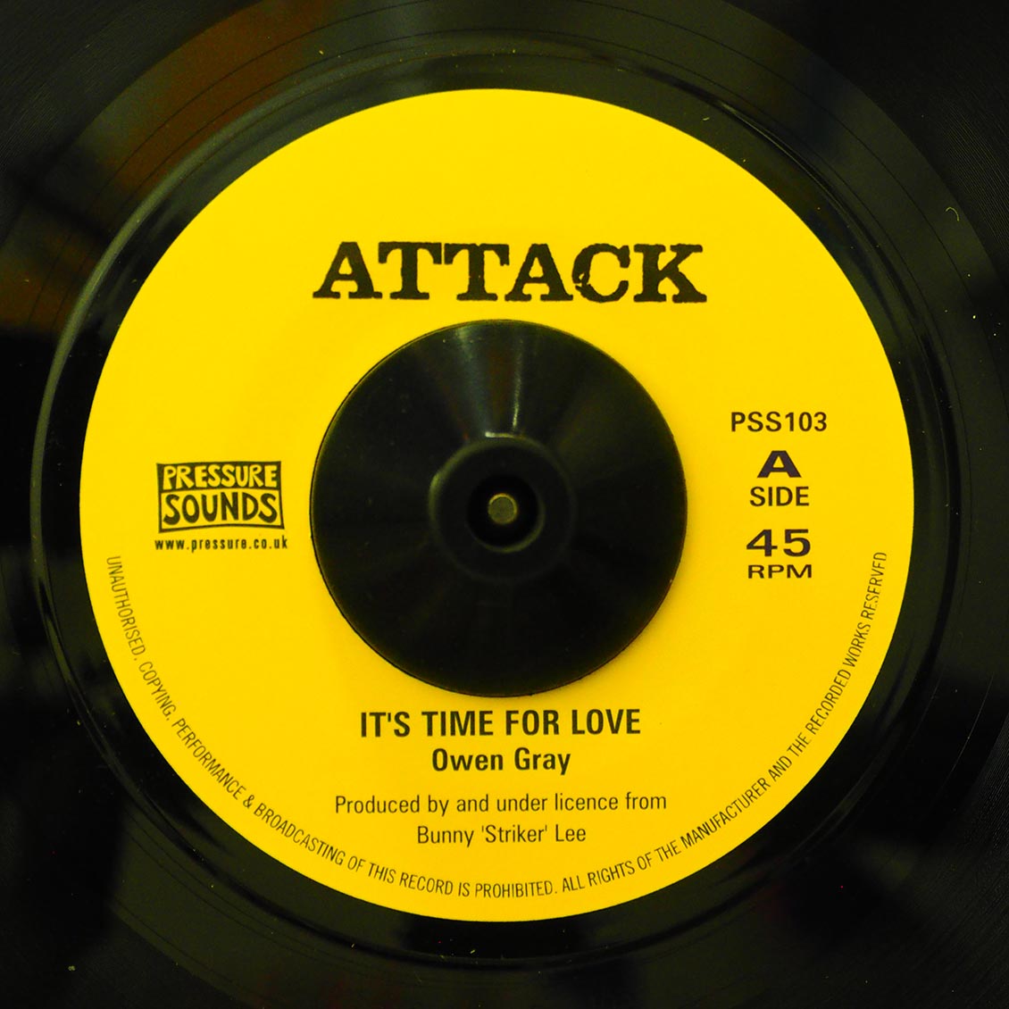 Owen Gray - It's Time For Love  /  Bobby Ellis, Val Bennett - The Arabian Sound Of Reggae