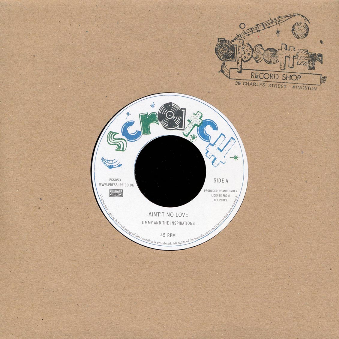 Jimmy & The Inspirations - Ain't No Love  /  The Upsetters - Ain't No Love Version