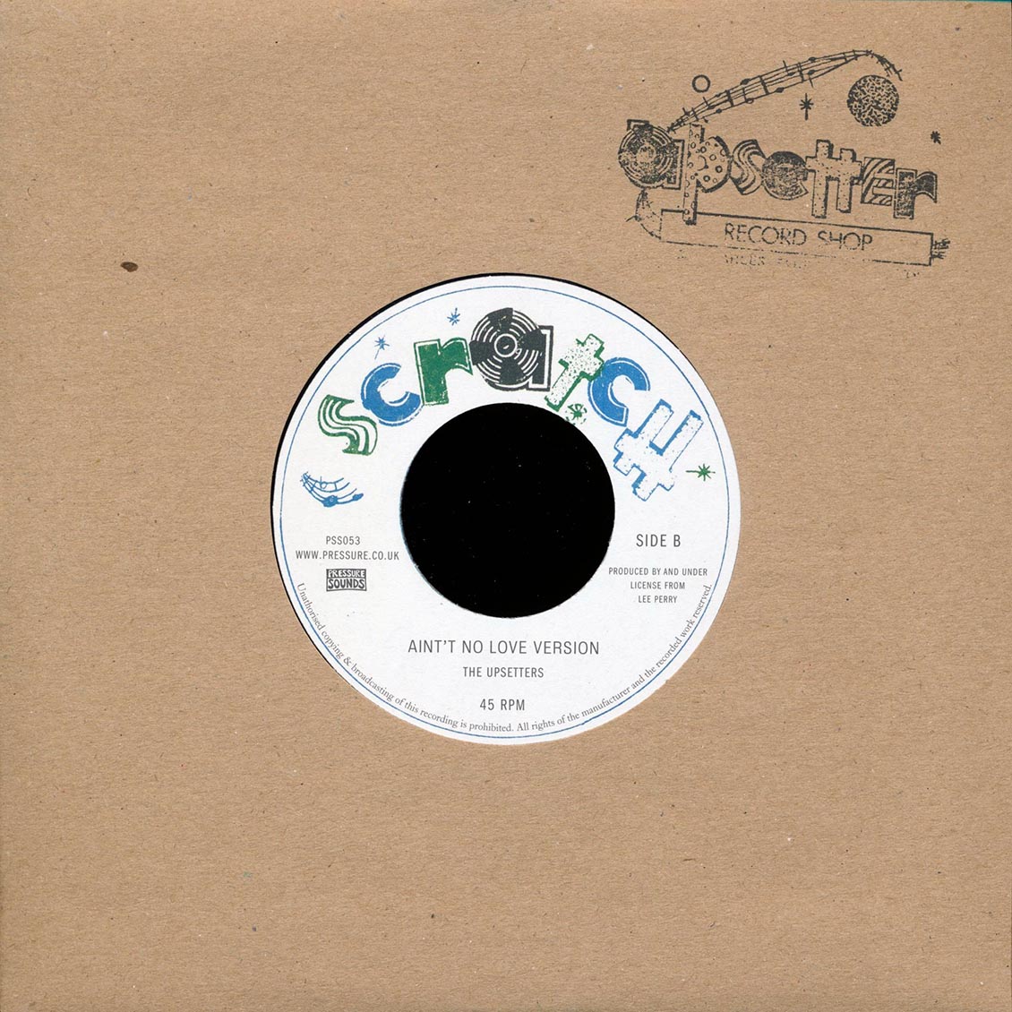 Jimmy & The Inspirations - Ain't No Love  /  The Upsetters - Ain't No Love Version