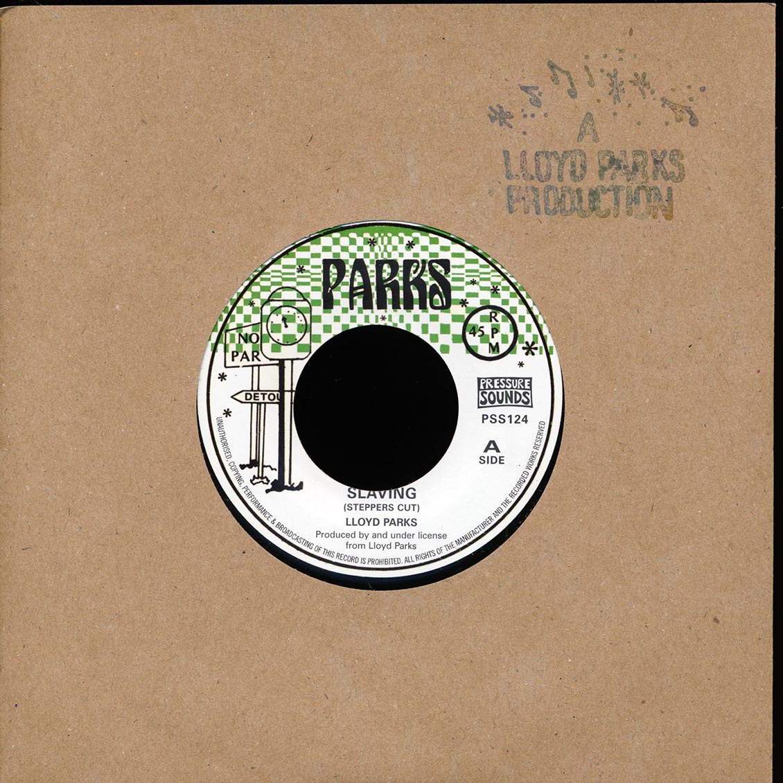 Lloyd Parks - Slaving (Stepper's Cut)  /  We The Poeple Band - Part 2 (rhythm: "Sylford Walker - Chant Down Babylon / AKA Slaving/Blackman Time")