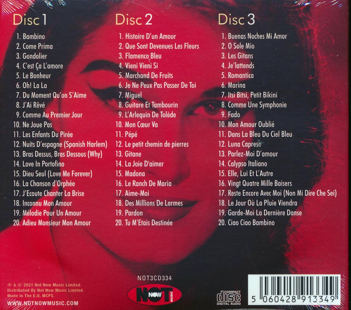 Dalida - The Essential Dalida (60 tracks) (3xCD) (deluxe 4-fold digipak)