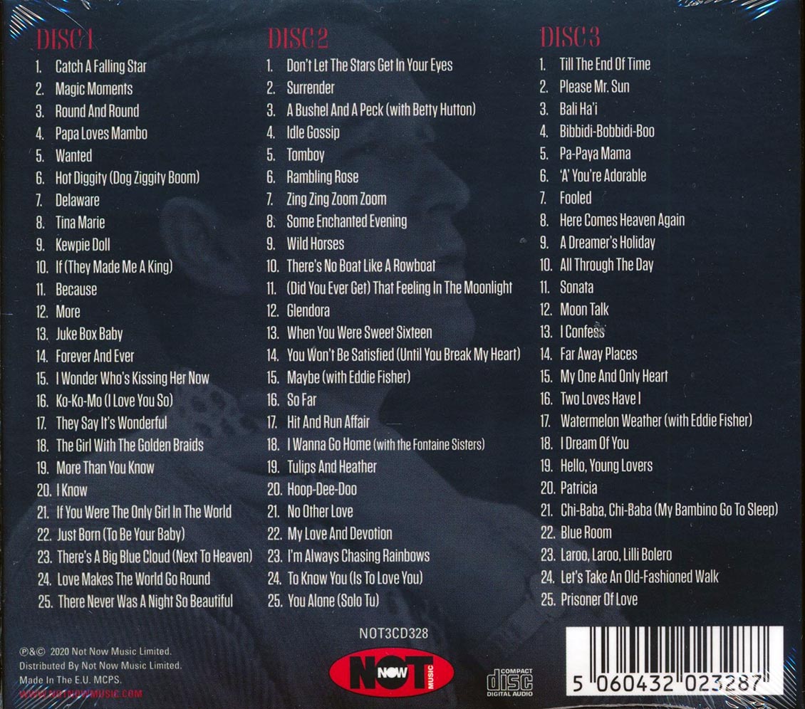 Perry Como - Greatest Hits (75 tracks) (3xCD) (deluxe 4-fold digipak)