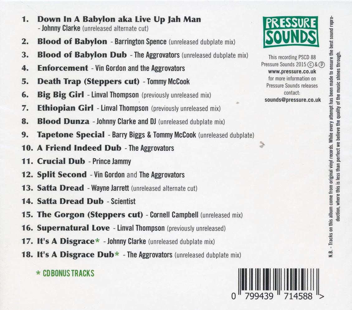 Johnny Clarke, Barrington Spence, Linval Thompson, Vin Gordon, Etc. - Next Cut! Bunny Striker Lee & Friends Dub Plates, Rare Sides & Unreleased Cuts (+ 3 bonus tracks)