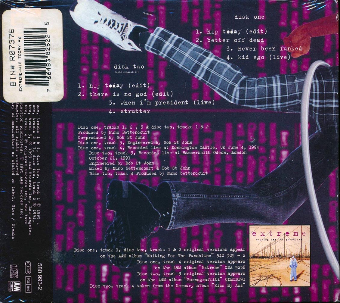 Extreme - Hip Today (deluxe 4-fold digipak)