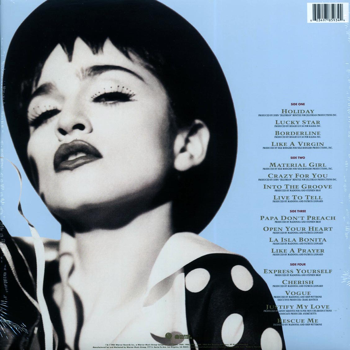 Madonna - The Immaculate Collection (2xLP)