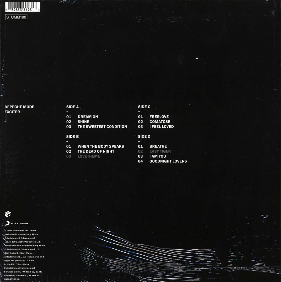 Depeche Mode - Exciter (2xLP) (180g)