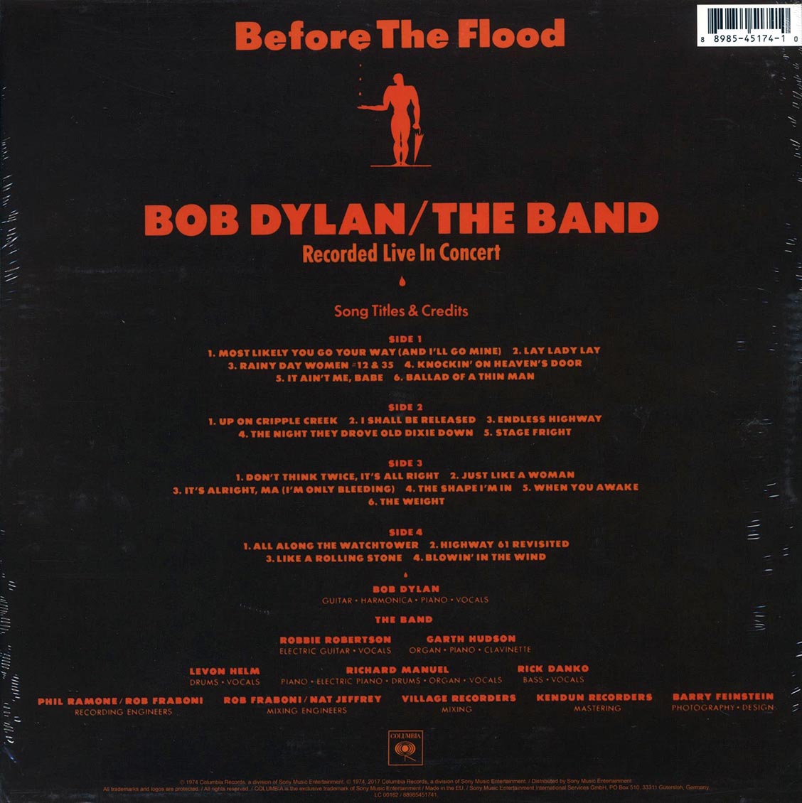 Bob Dylan & Before The Flood - Before The Flood (2xLP) (incl. mp3) (180g)