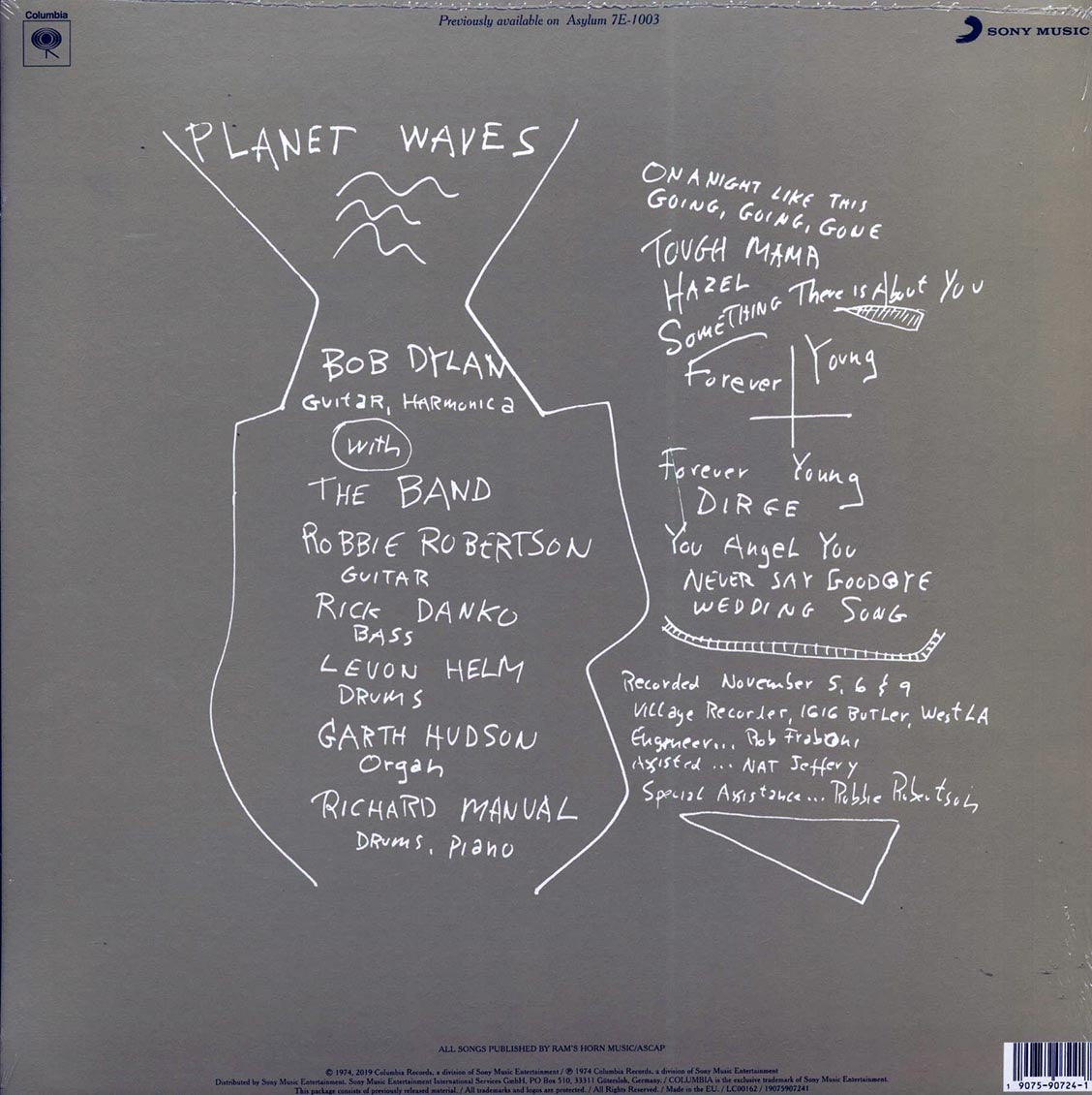 Bob Dylan - Planet Waves (incl. mp3)
