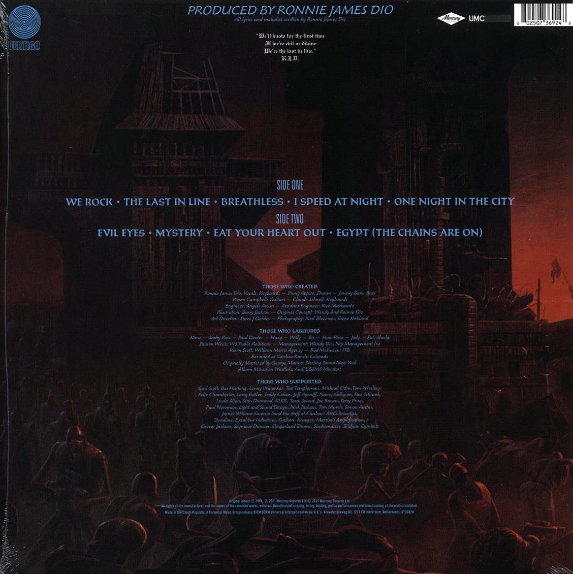 Dio - The Last In Line (180g) (remastered)