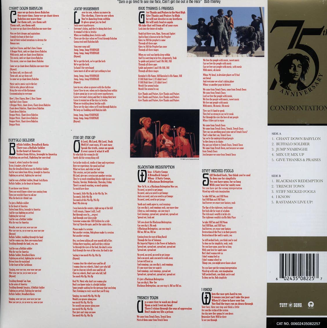 Bob Marley - Confrontation (75th Anniv. Ed.) (ltd. ed.) (180g) (remastered)