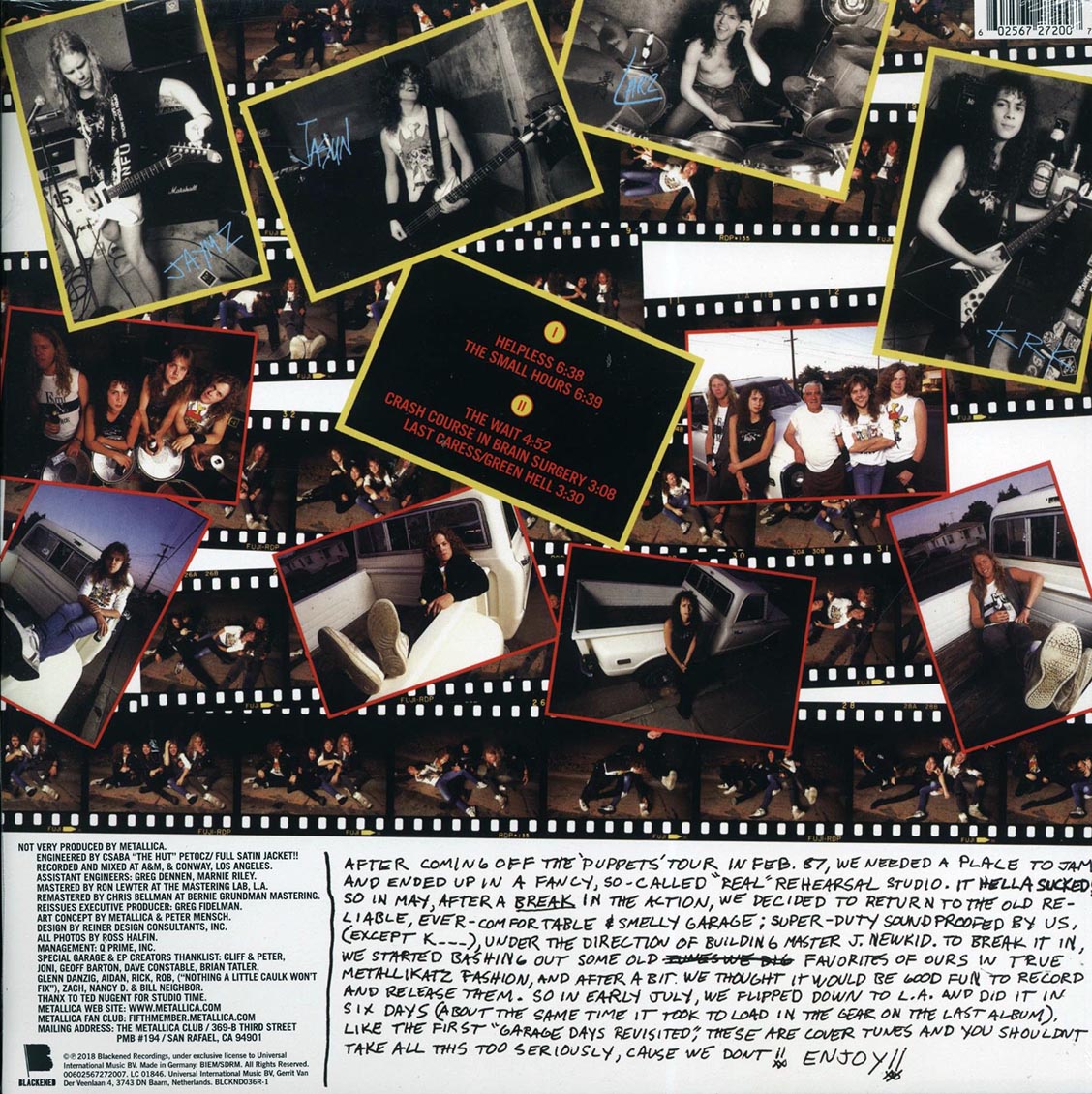 Anthrax, Scorpions, Metallica, Tenacious D, Etc. - The $5.98 EP: Garage Days Re-Revisited (180g) (remastered)