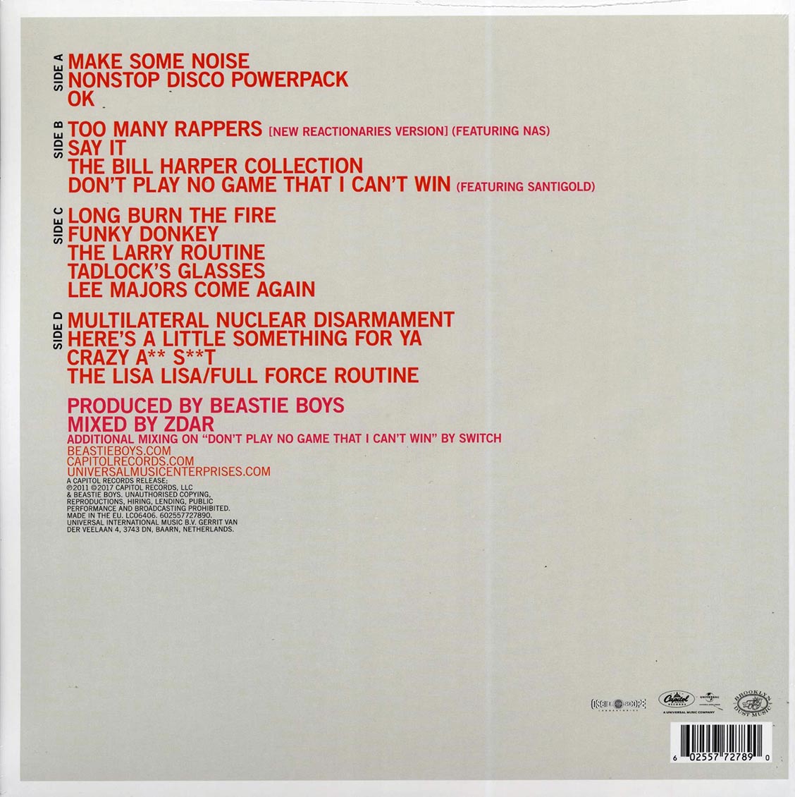 The Beastie Boys - Hot Sauce Committee Part Two (2xLP)