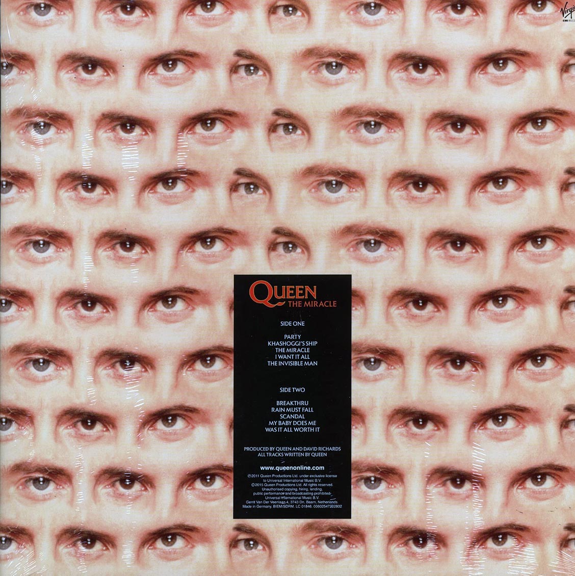 Queen - The Miracle (180g) (remastered) (audiophile)