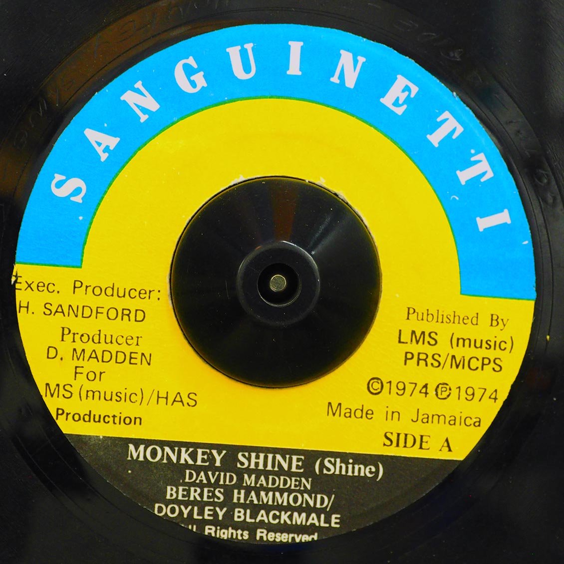 David Madden, Beres Hammond - Monkey Shine  /  David Madden, Beres Hammond - Shine Part II
