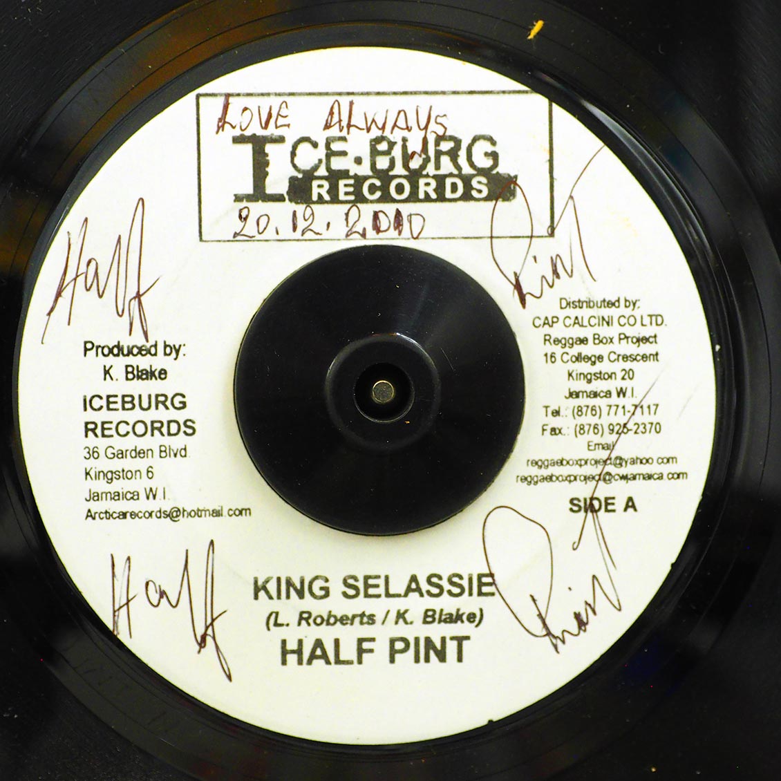 Half Pint - King Selassie  /  Version (rhythm: "Fire Stick")