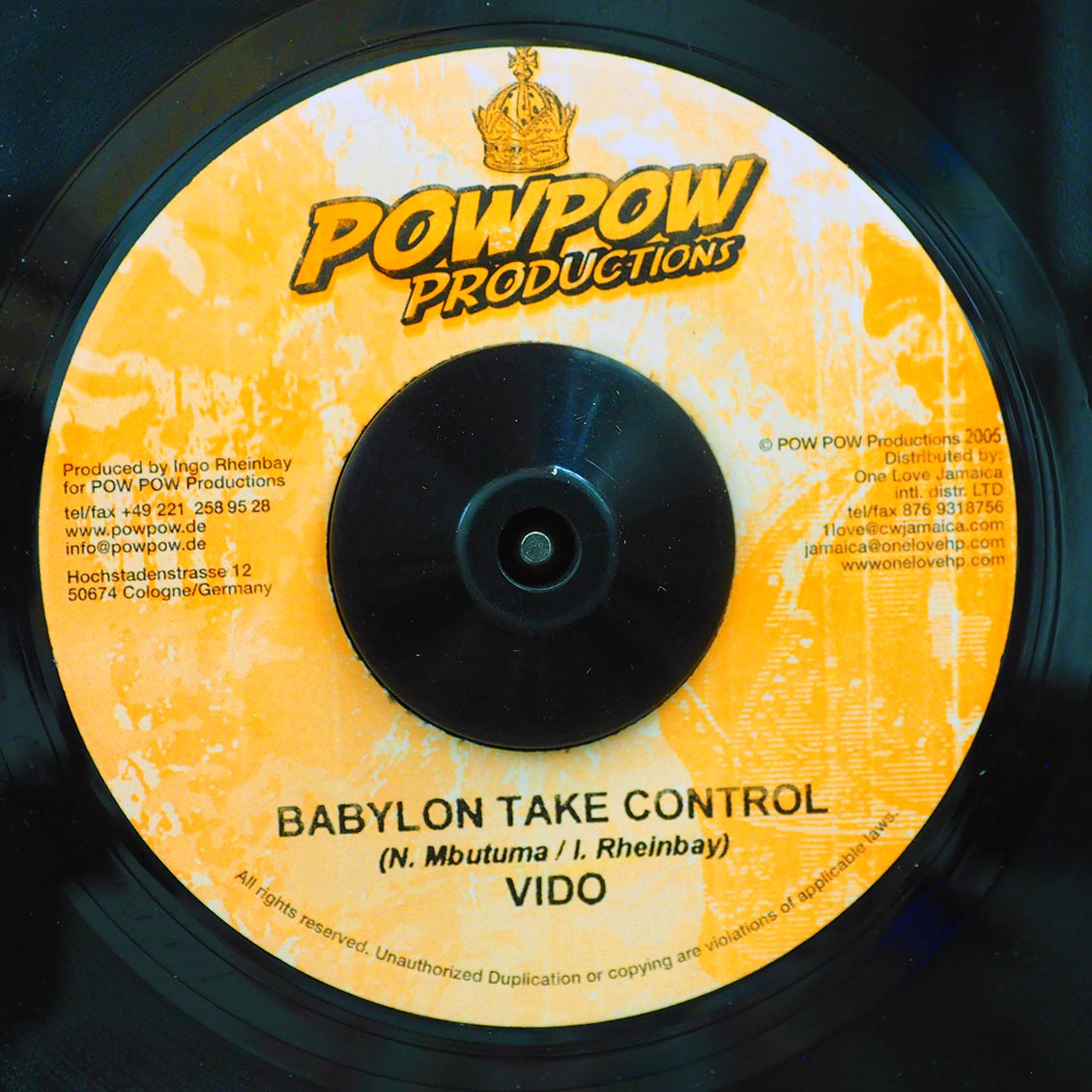 Ras Shiloh - Lion Of Judah  /  Vido - Babylon Take Control (rhythm: "Superior")