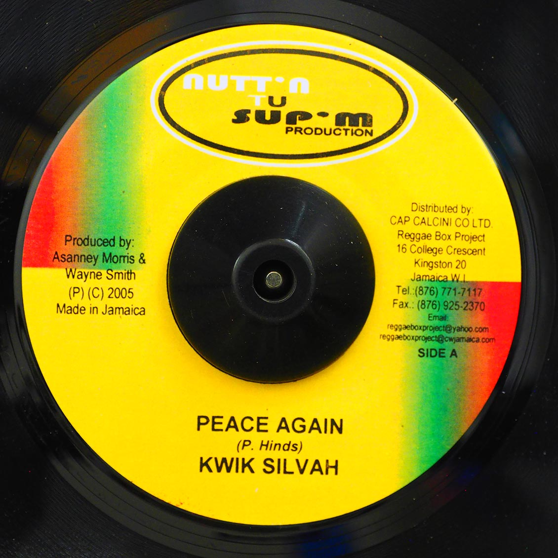 Vybz Kartel - No Eye For An Eye  /  Kwik Silvah - Peace Again (rhythm: "Solution")