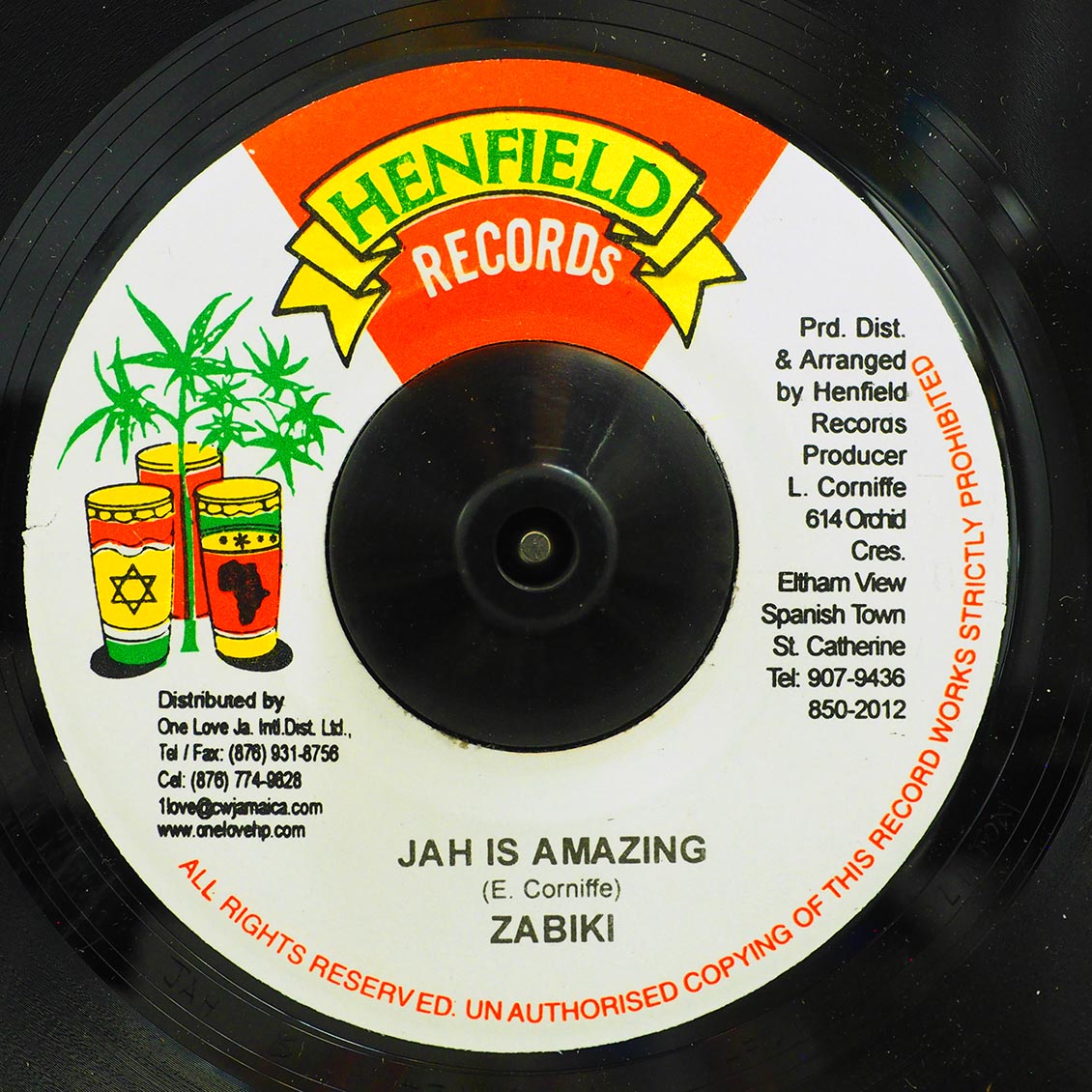Zabiki - Jah Is Amazing  /  Version (rhythm: "City")