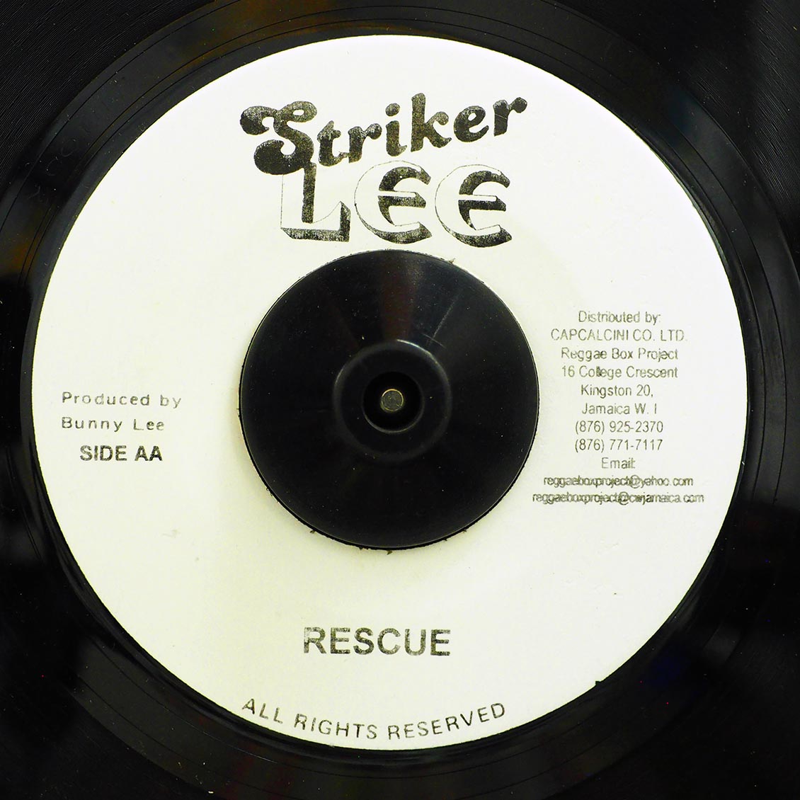 Cedric Myton - Rescue You  /  Version (rhythm: "Stick By Me")