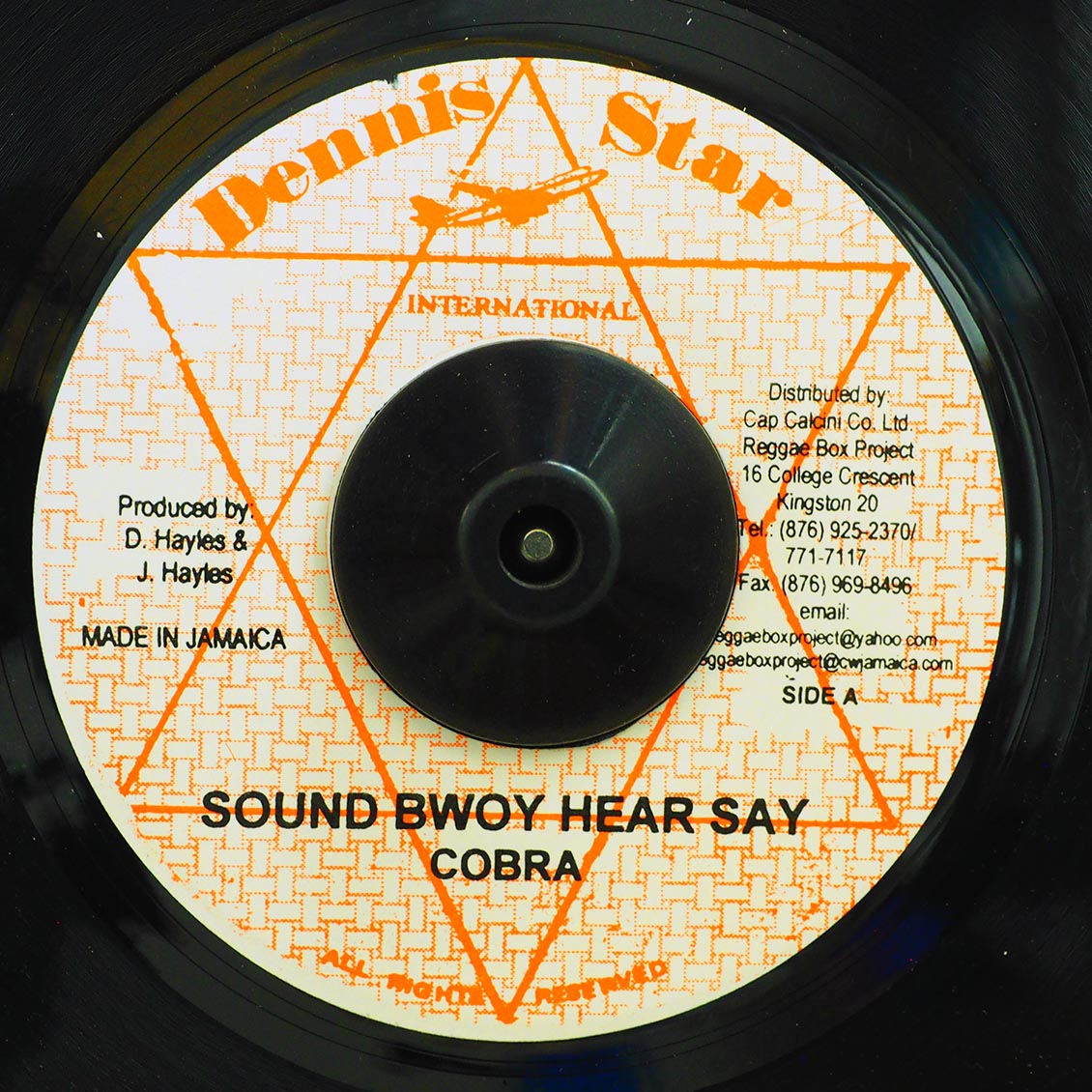 Mad Cobra - Sound Bwoy Hear Say  /  General TK - I Am Wicked (rhythm: "Bandelero")