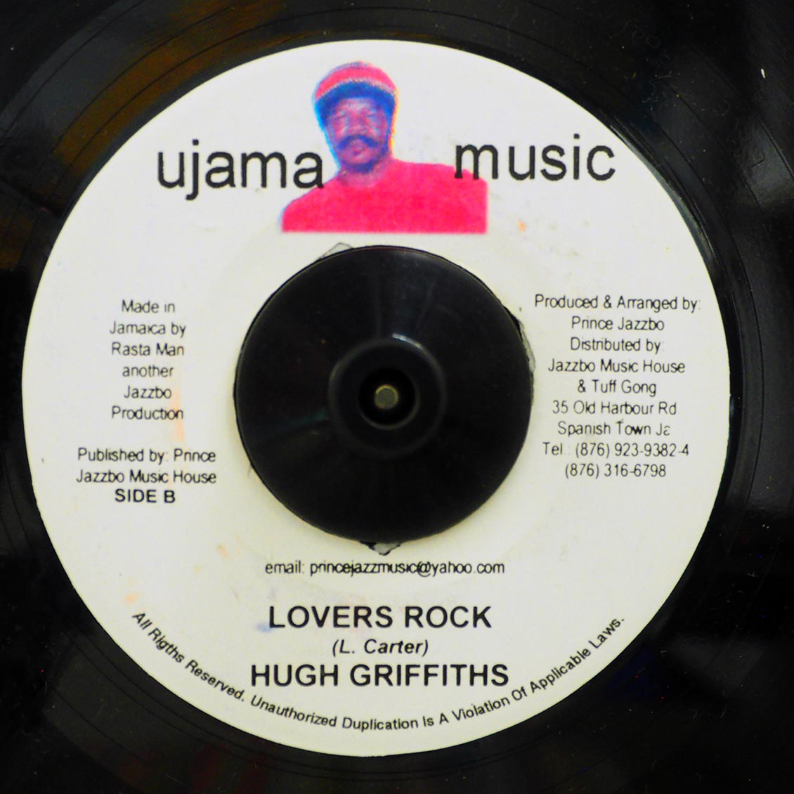 Prince Jazzbo - Jah Jah Never Fail I Yet  /  Hugh Griffiths - Lovers Rock