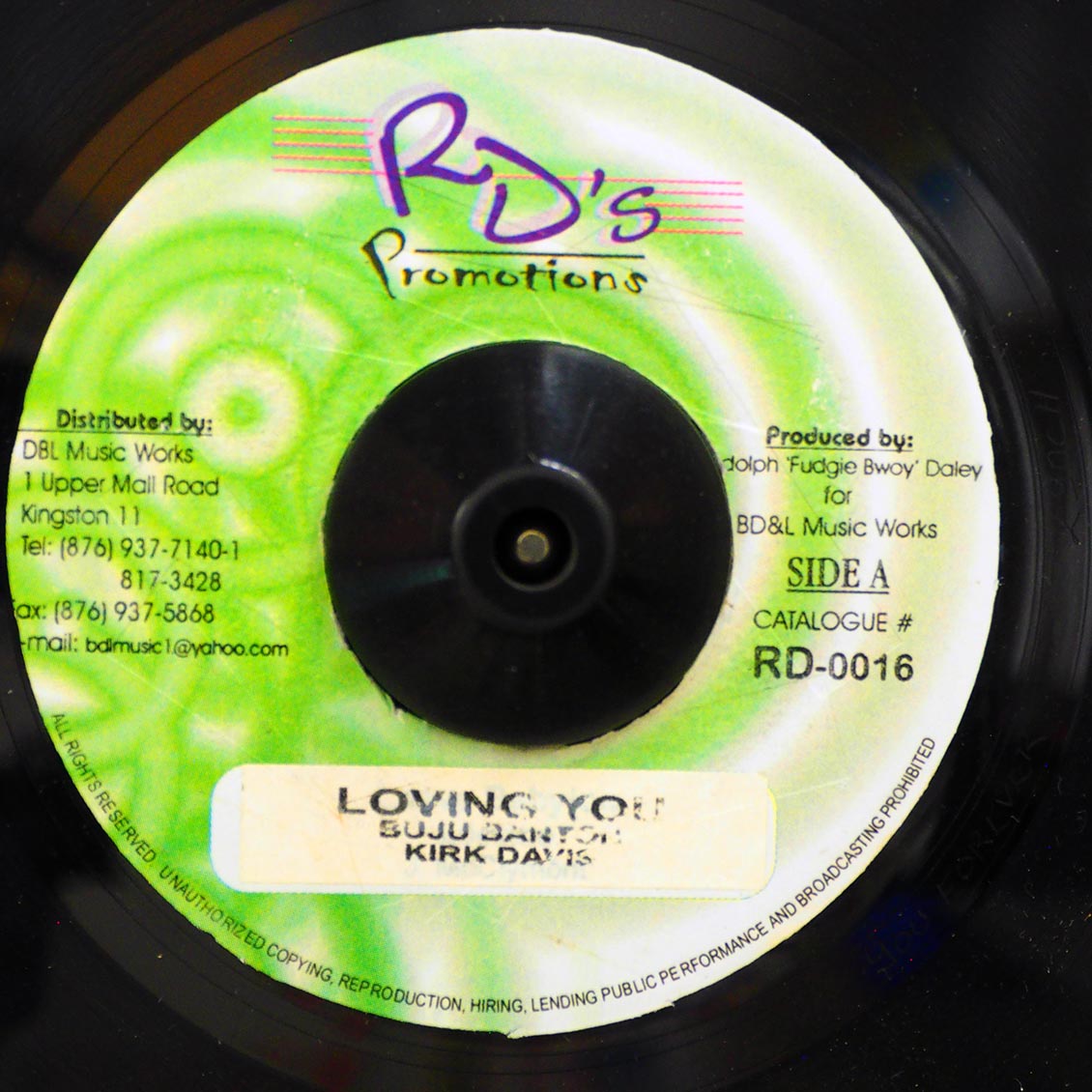 Buju Banton, Kirk Davis - Loving You  /  Version