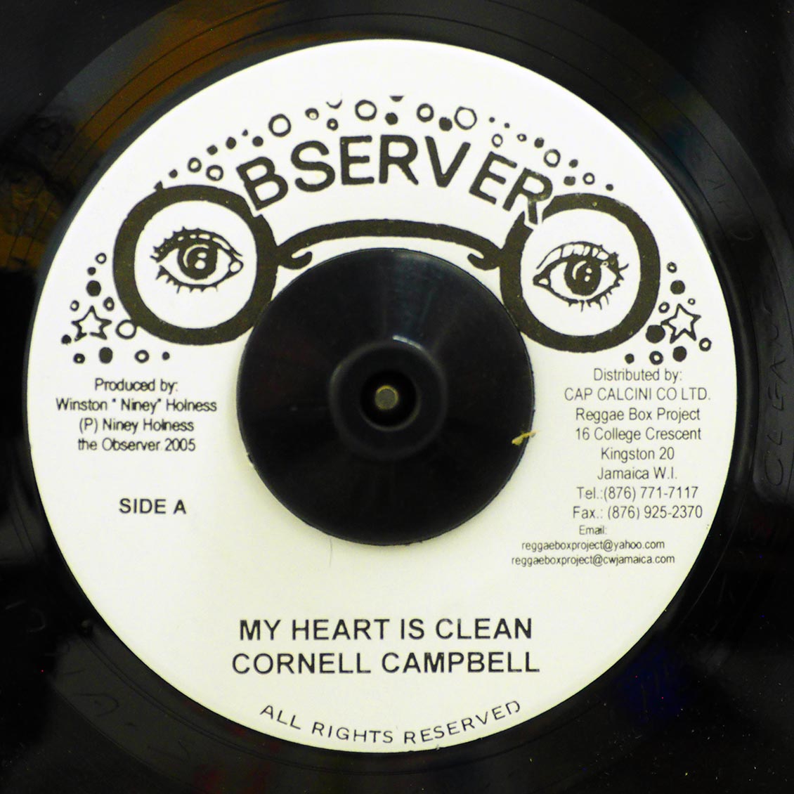 Cornell Campbell - My Heart Is Clean  /  Dillinger - Gate Number (rhythm: "My Heart Is Gone")