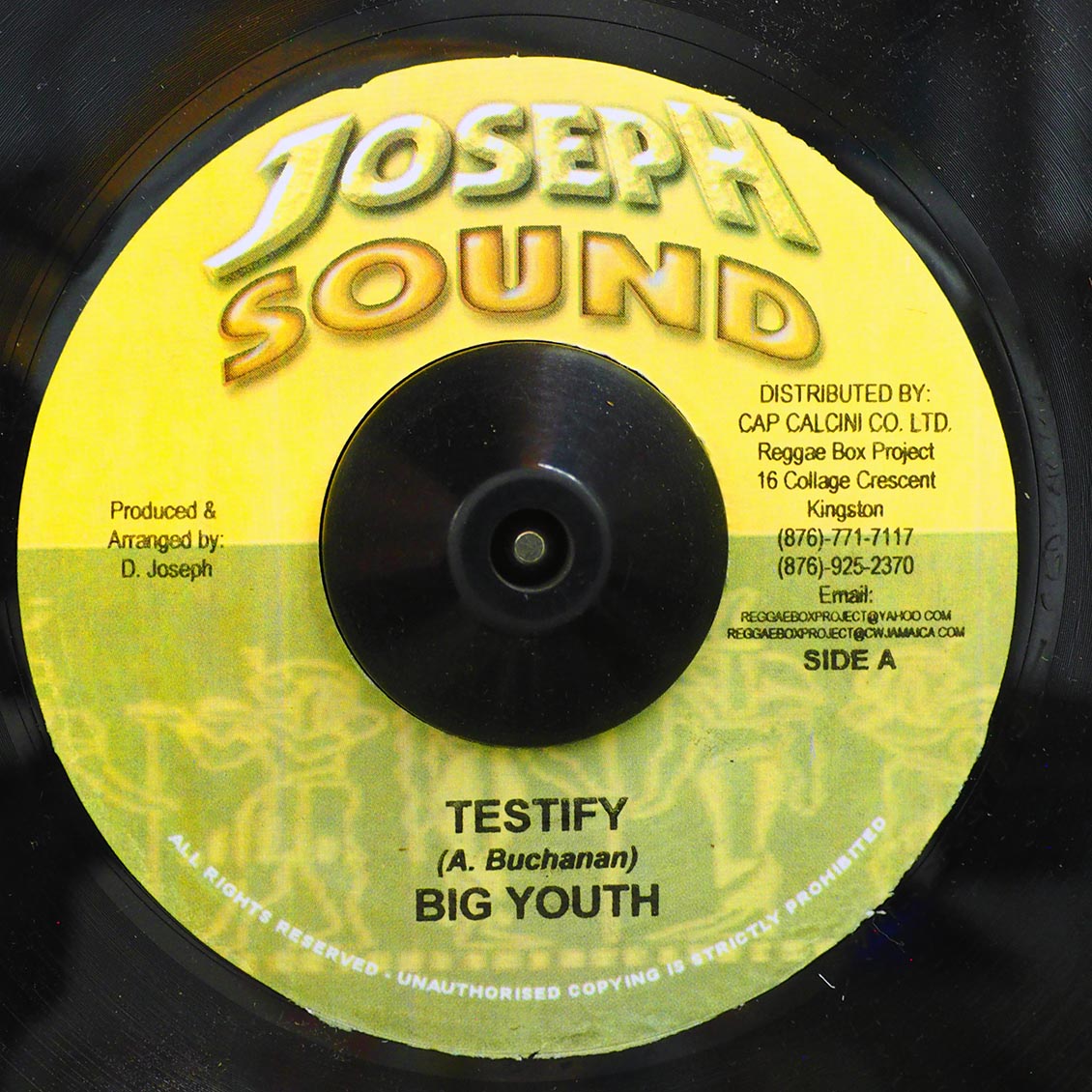 Big Youth - Testify  /  Version