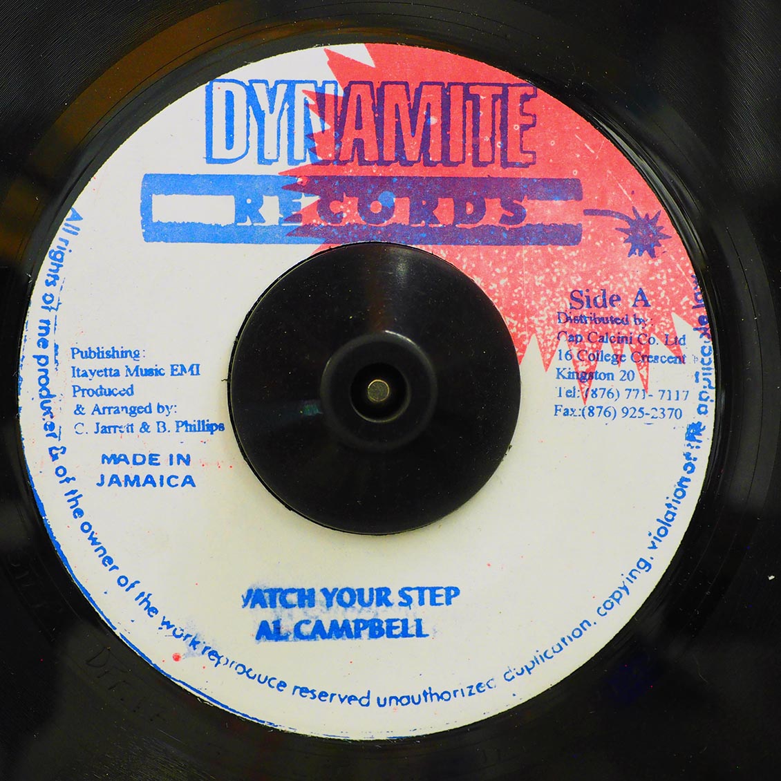 Al Campbell - Watch Your Step  /  Version