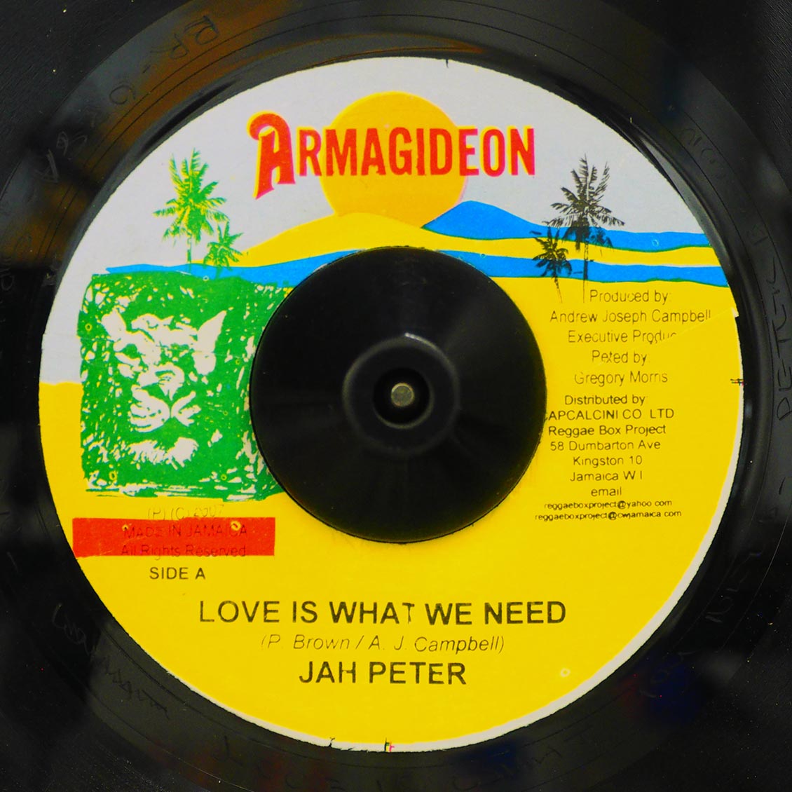 Jah Peter - Love Is What We Need  /  Version (rhythm: "Nuh Fight")