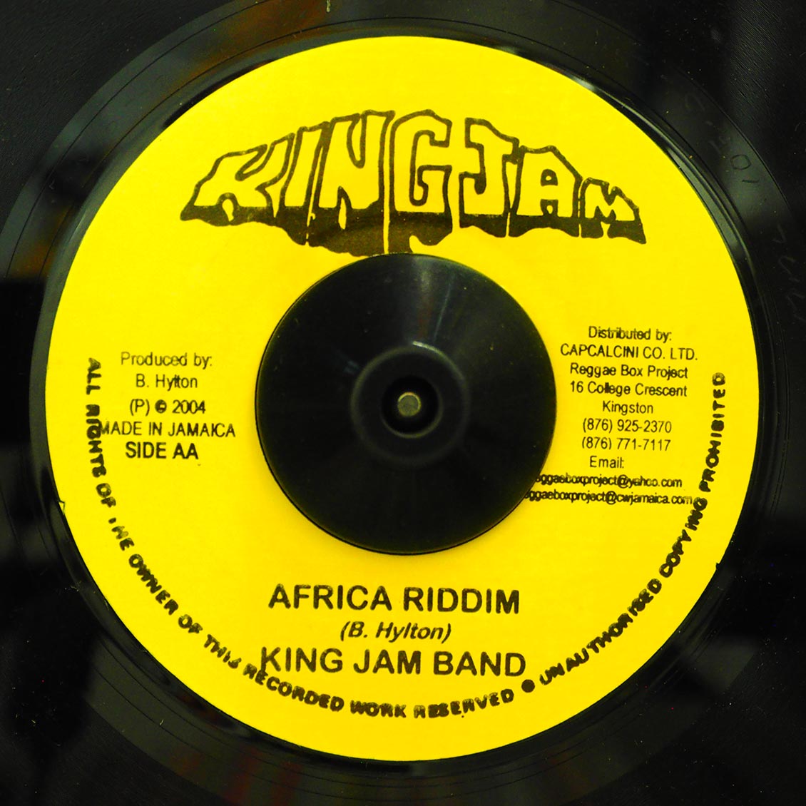 Early B - History  /  Version (rhythm: "Africa")