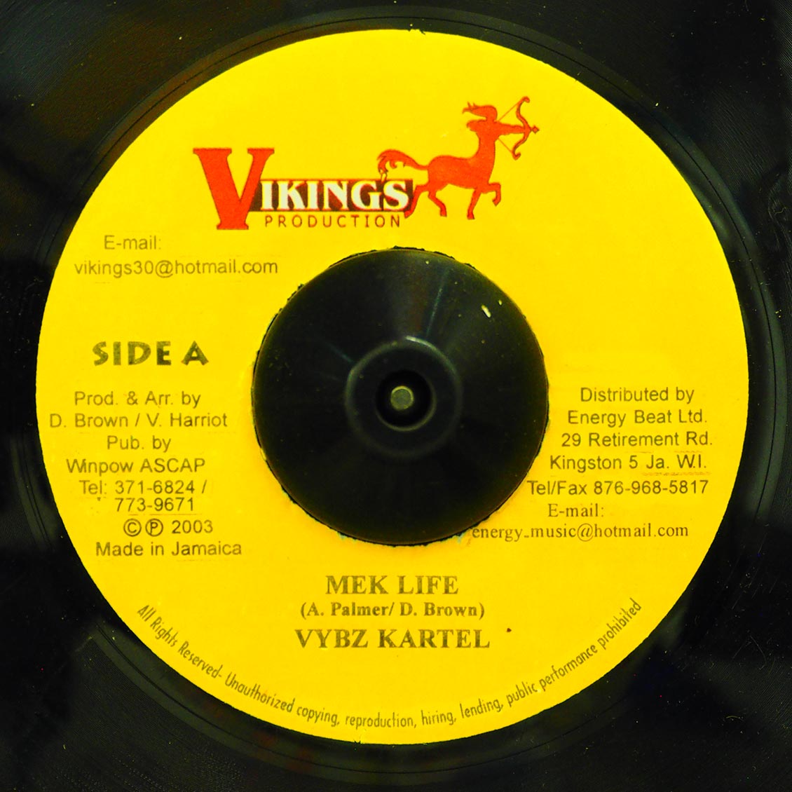 Vybz Kartel - Mek Life  /  Version (rhythm: "Turban And Robe")