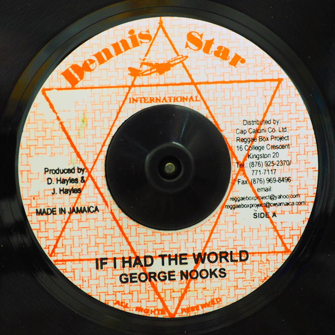 George Nooks - If I Had The World  /  George Nooks - Created By The Father (rhythm: "Unchained")
