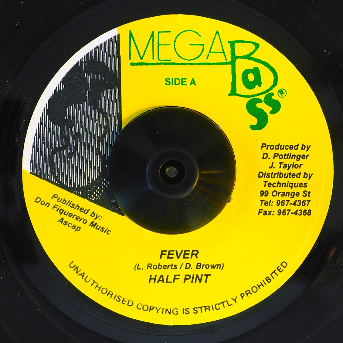 Half Pint - Fever  /  Version (rhythm: "World")