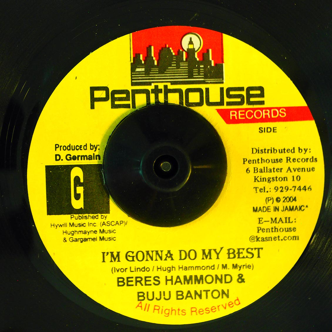 Beres Hammond - I'm Gonna Do My Best  /  Version
