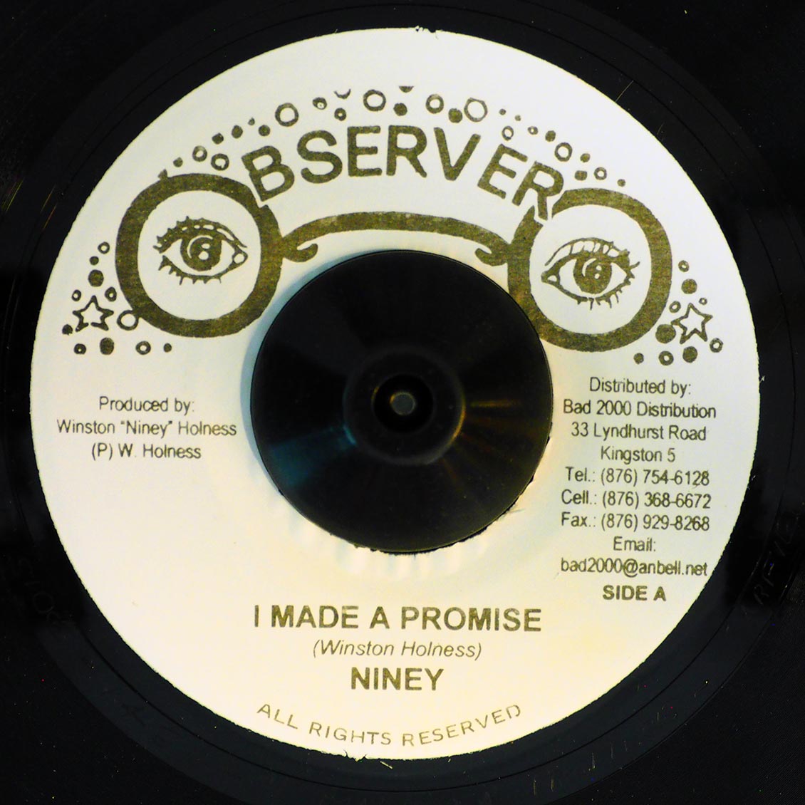 Niney - I Made A Promise  /  Version (rhythm: "Duppy Conqueror")