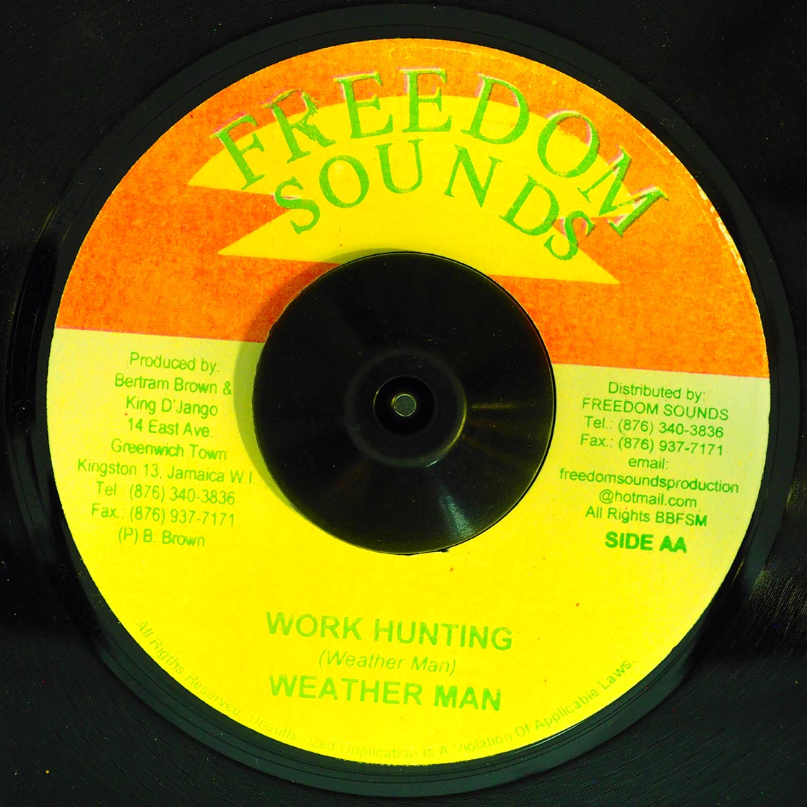 Predator One - Back From The Dead  /  Weather Man - Work Hunting (rhythm: "Rod Taylor - Ethiopian Kings")