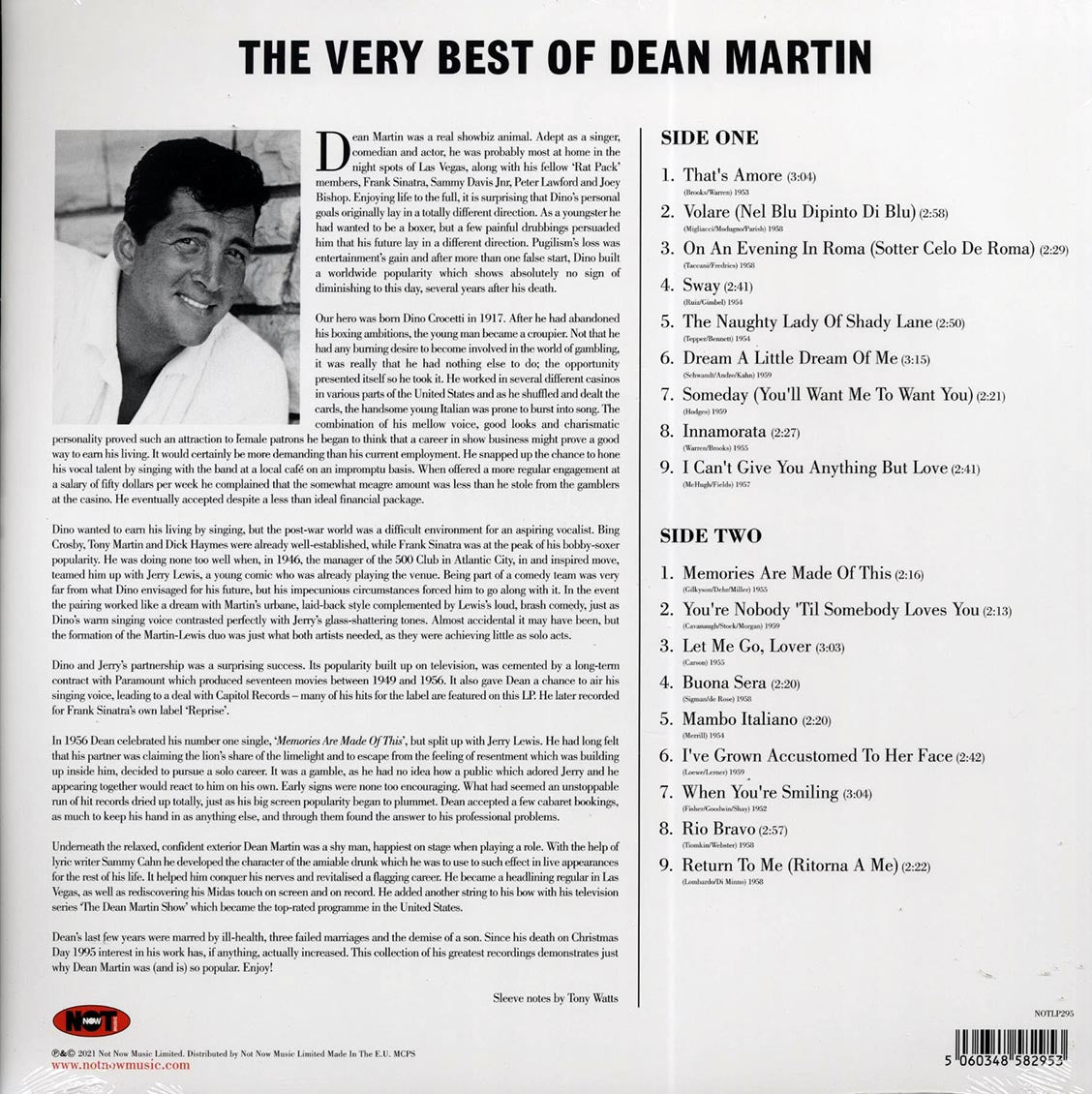 Dean Martin - The Very Best Of Dean Martin (180g) (colored vinyl)