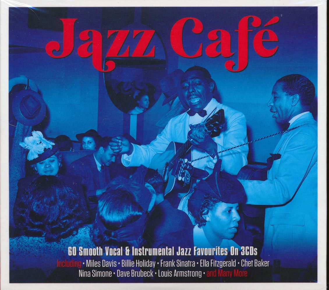 Miles Davis, Billie Holiday, Frank Sinatra, Nina Simone, Etc. - Jazz Cafe (60 tracks) (3xCD) (deluxe 4-fold digipak)