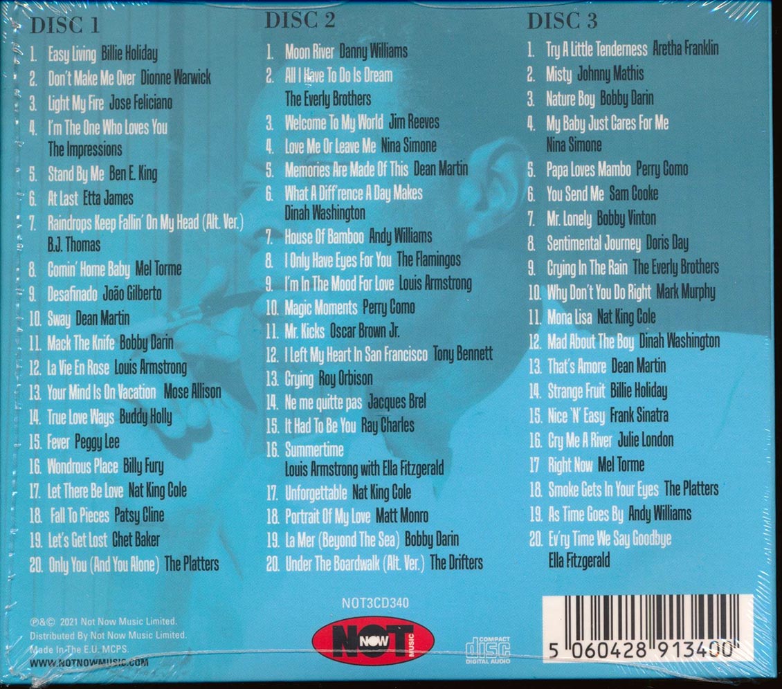 Frank Sinatra, Etta James, Dean Martin, Etc. - Take It Easy: 60 Relaxing Classics (60 tracks) (3xCD) (deluxe 4-fold digipak)