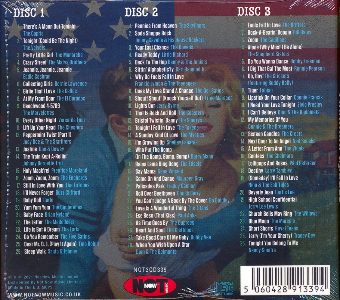 Little Richard, Gene Vincent, The Crickets, The Drifters, Etc. - Teenage Rebels (80 tracks) (3xCD) (deluxe 4-fold digipak)