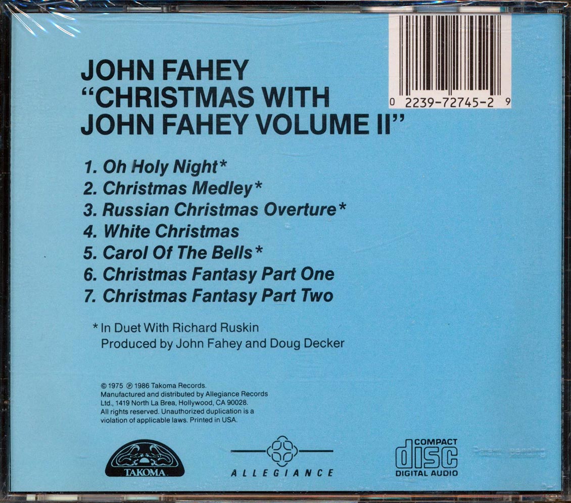 John Fahey - Christmas With John Fahey Volume 3