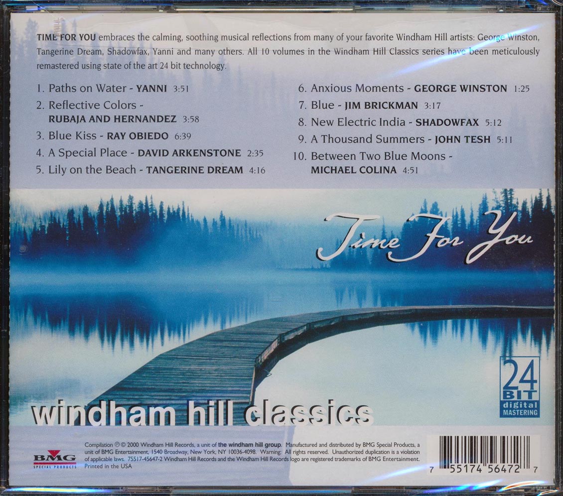 John Tesh, Tangerine Dream, Yanni, George Winston, Etc. - Time For You (24-bit mastering)