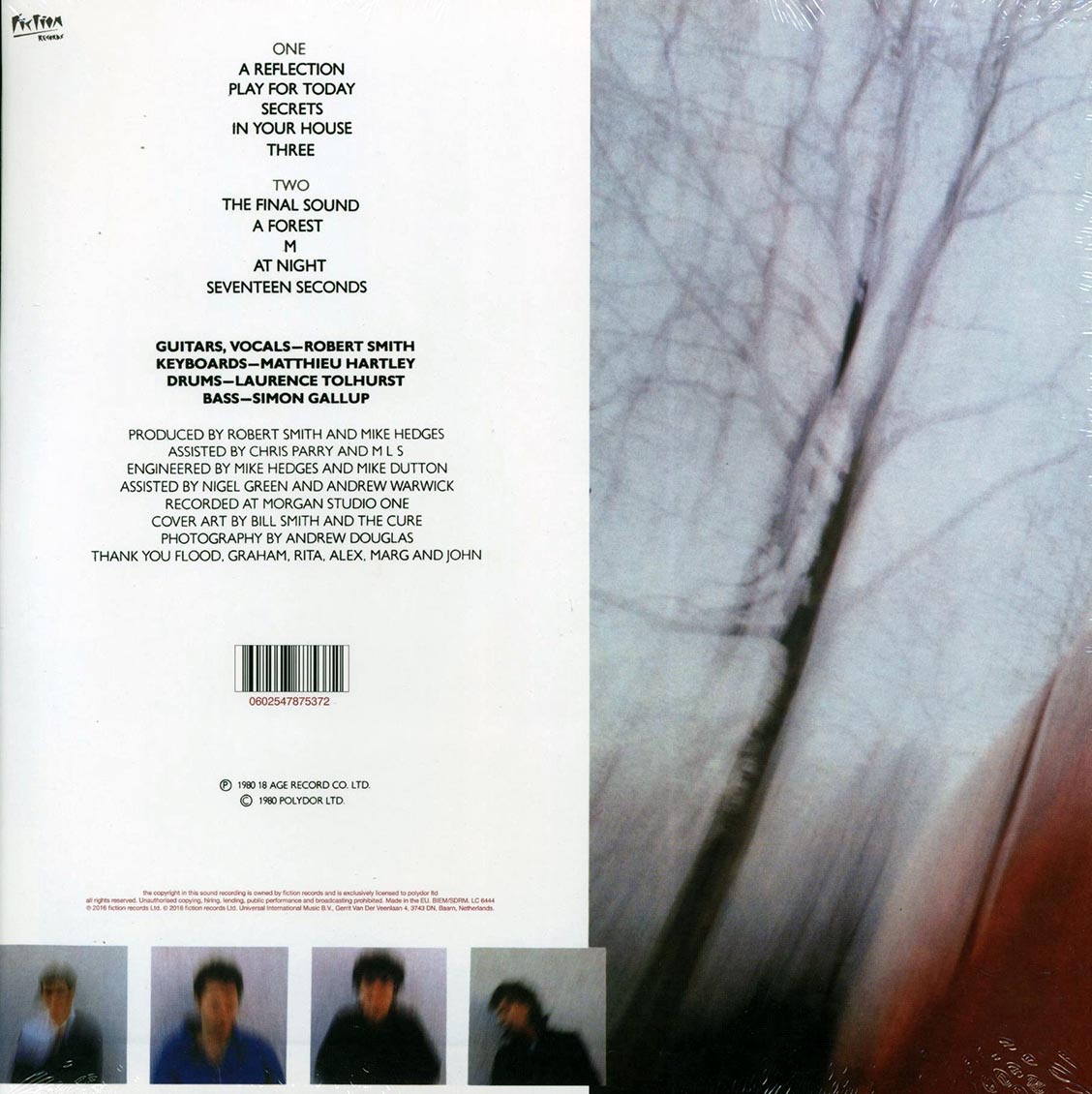 The Cure - Seventeen Seconds (180g) (remastered)