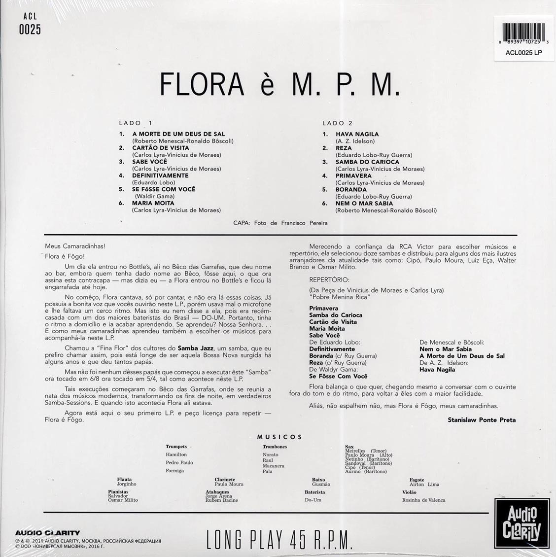Flora Purim - Flora E MPM (180g)