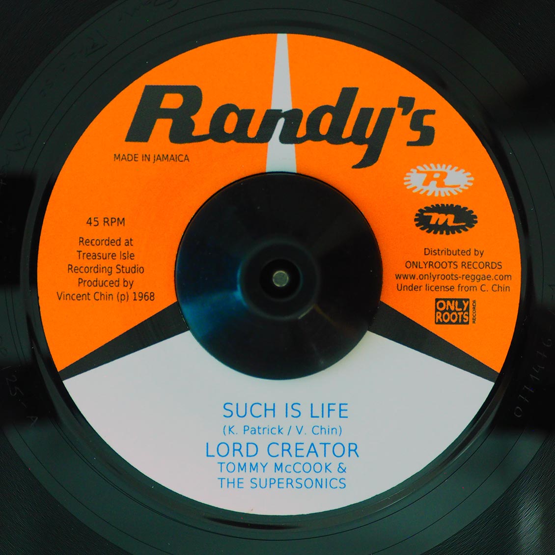 Lord Creator, Tommy McCook & The Supersonics - Such Is Life  /  Lord Creator - Come Down 68