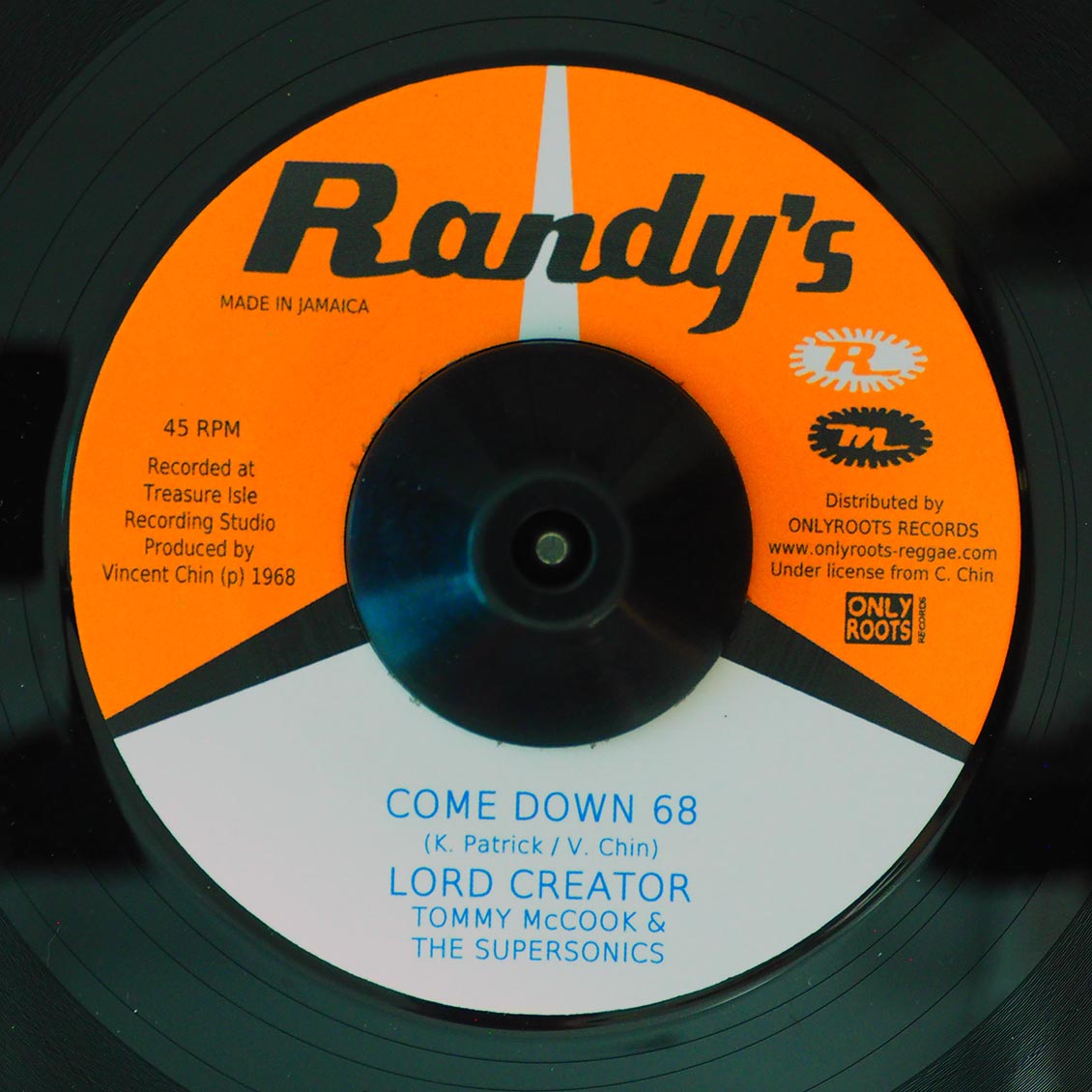 Lord Creator, Tommy McCook & The Supersonics - Such Is Life  /  Lord Creator - Come Down 68