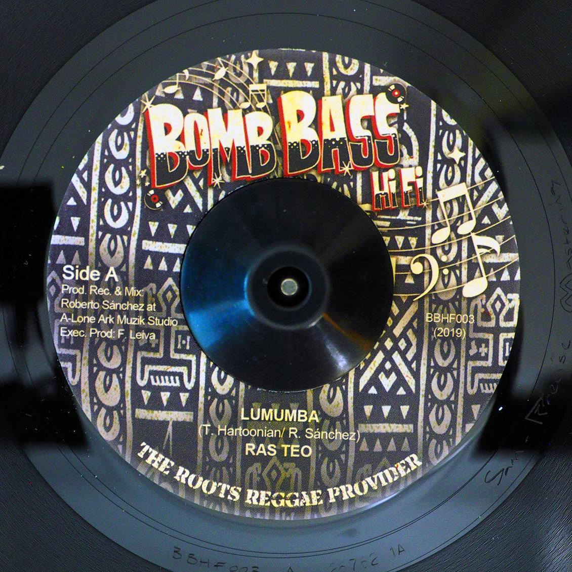 Ras Teo - Lumumba  /  Lone Ark Riddim Force - Congo Dub