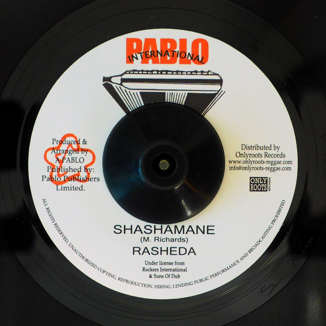 Rasheda - Shashamane  /  Augustus Pablo - Version (rhythm: "Johnny Osbourne - Cool Down Rude Boy")