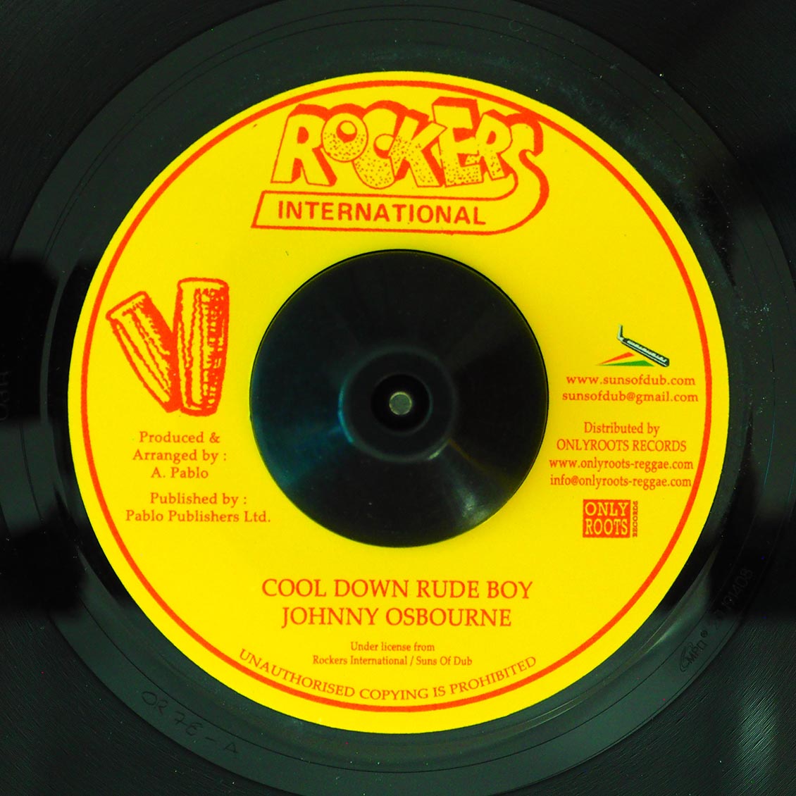 Johnny Osbourne - Cool Down Rude Boy  /  Augustus Pablo - Version